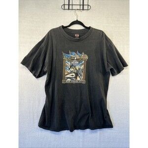Vtg 98’ Harley Davidson T-Shirt Men’s XL Faded Black “Ride America” Pensacola FL